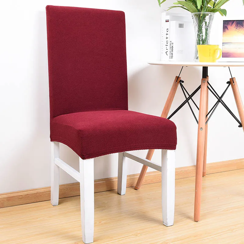 Плотные домашний стул для столовой чехол съемный эластичный кресла Чехлы на