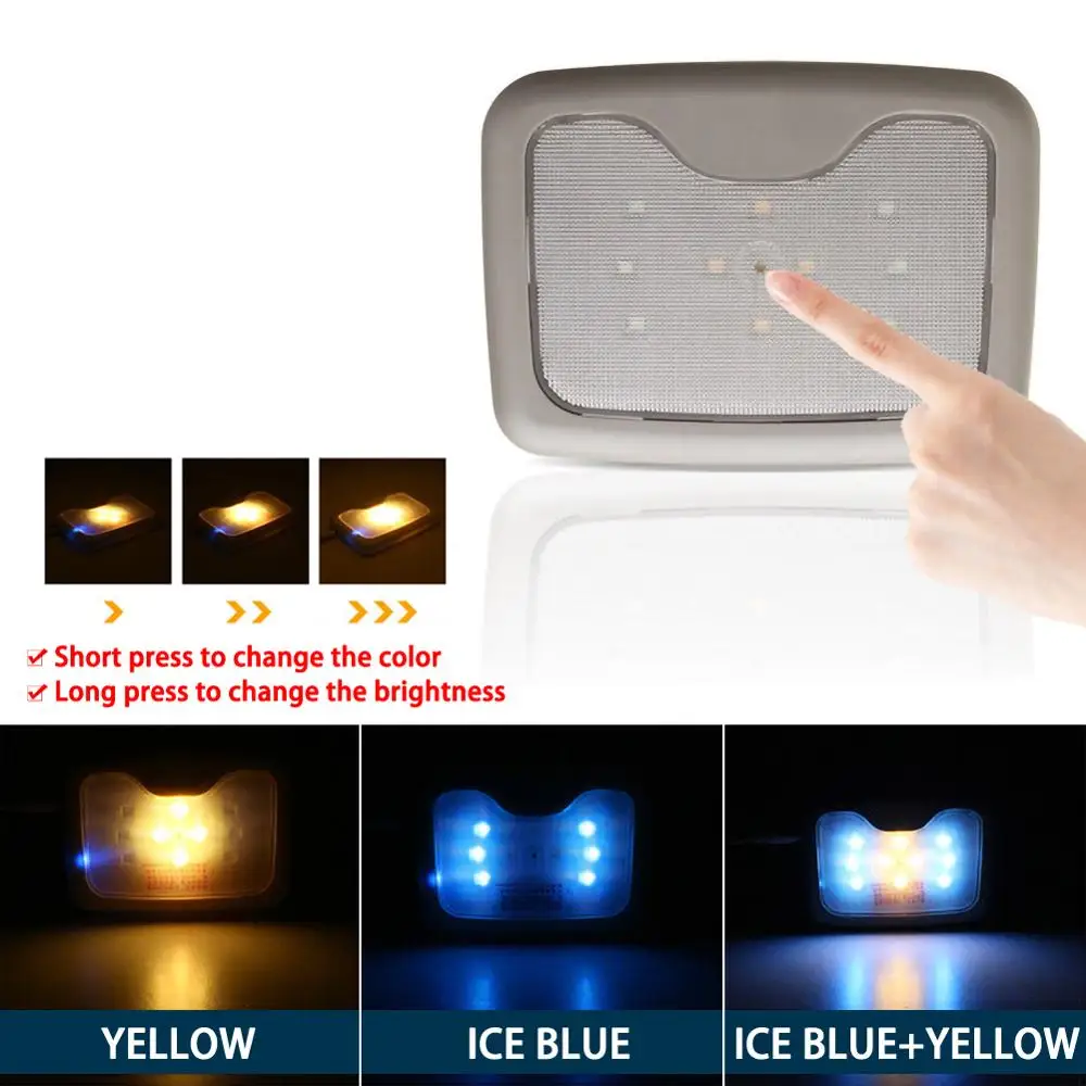 

1pcs Universal Car Interior LED Roof Light Wireless Ceiling Dome USB Reading Lamp