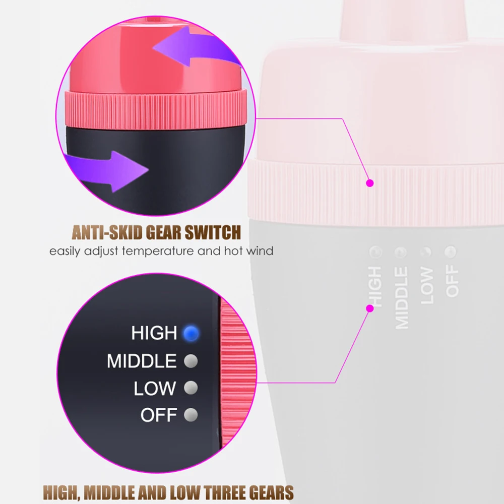 Фен 2 в 1 220 В для придания объема |