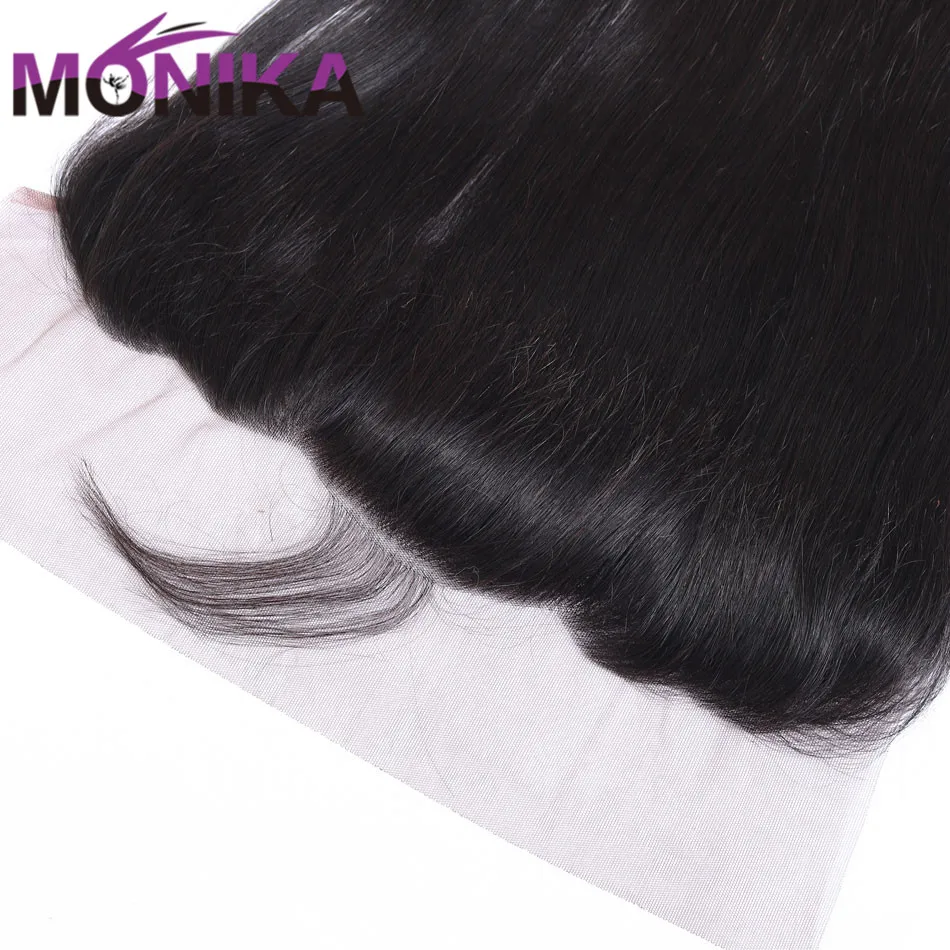 Monika перуанские прямые фронтальные волосы человеческие кружево фронтальное
