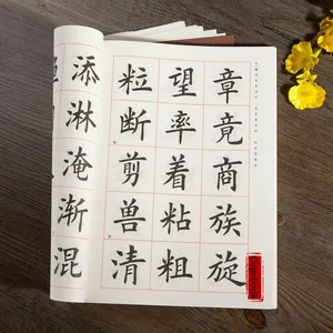 Китайская каллиграфическая книга Tian Yingzhang, простая стандартная кисть для рисования, копировальная книга для взрослых, студентов, учебник по каллиграфии Kaishu