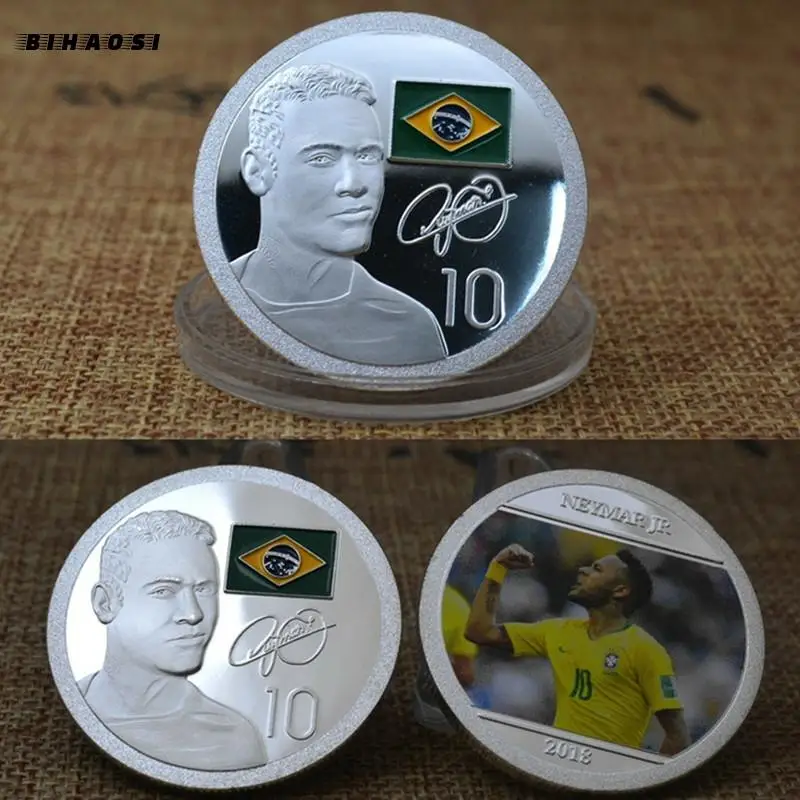 Чемпионат мира по футболу Бразильская звезда Юбилейный медальон позолоченный