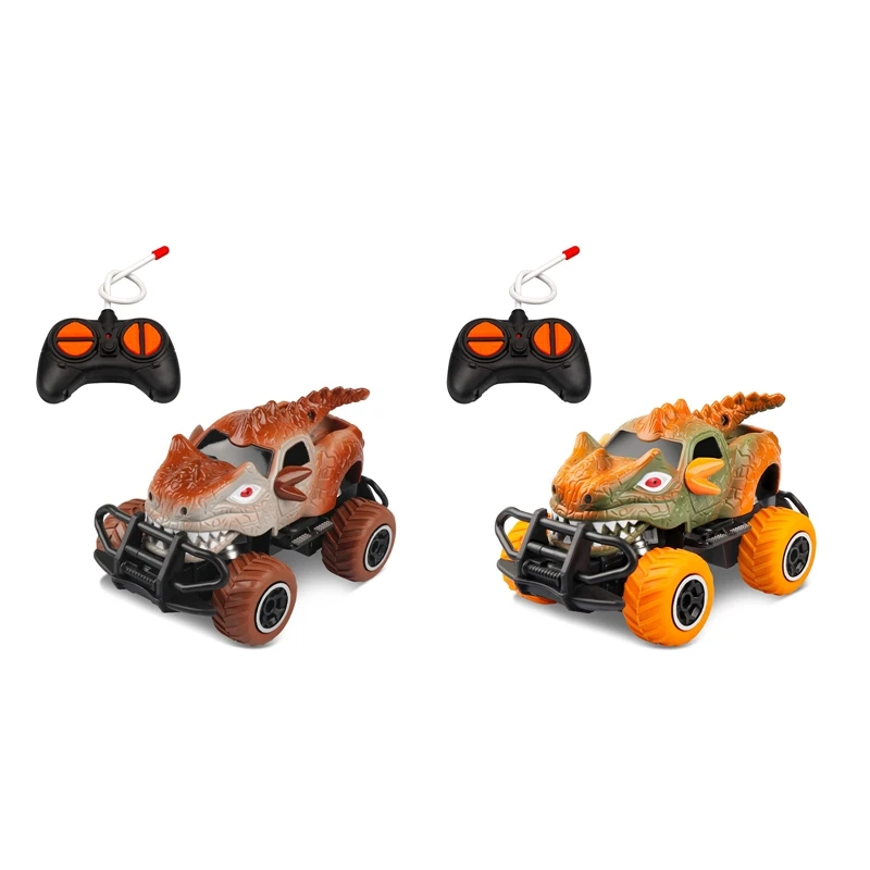 

Игрушечный динозавр, машинка на радиоуправлении для детей 3-7 лет, 4-канальный Радиоуправляемый автомобиль для детей, масштаб 1/43, Радиоуправл...