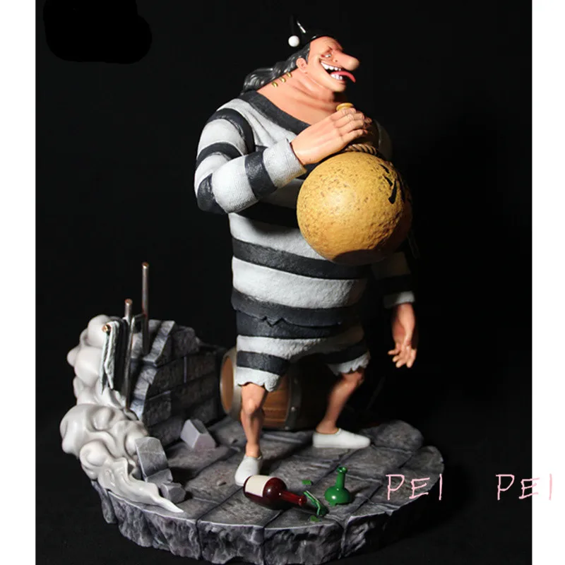 Аниме статуя ONE PIECE Черная Борода Пираты пьяный васкоп Shot полный длинный портрет gk