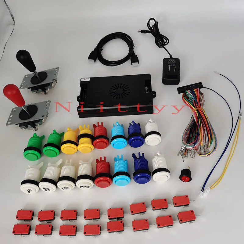 4800 В 1 Пандора 14 Сага Бокс WIFI Комплект для сборки Игровая плата 8-позиционный джойстик Sanwa стиля с кнопкой для двух игроков DX on.