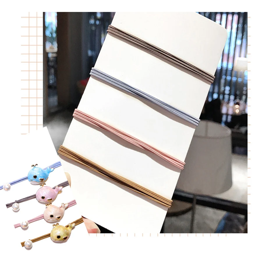 Girls Sweet Cute Elastic Hair Bands Princess Ponytail Holder Gum For Scrunchies Headband Rubber Band Kids Accessories | Украшения и