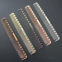 1pc small space aluminuml hair comb professional hairdressing combs hair cutting dying hair brush barber tools salon accessaries