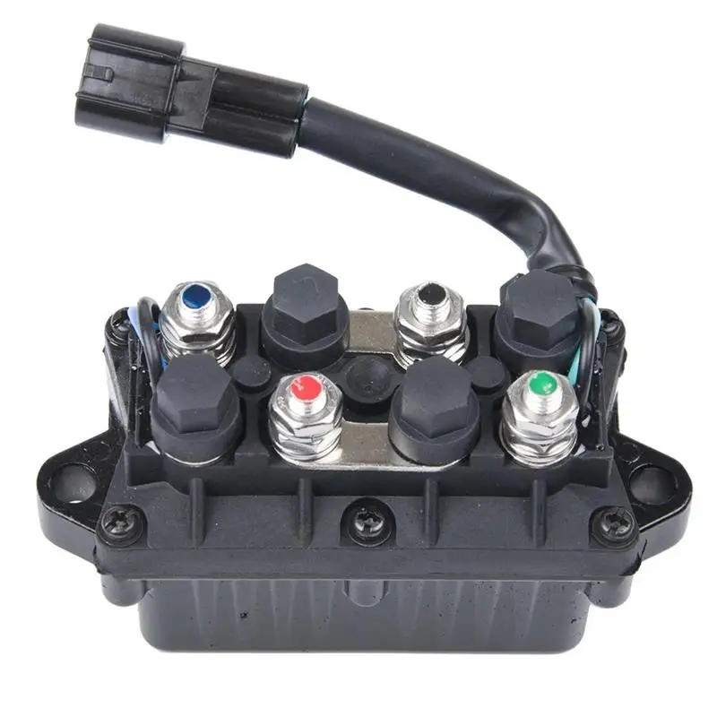 61A-81950-00-00 3 Pin 12V+-20% обшивка реле мощность лодочного двигателя для Yamaha 30-90HP двигатель 120A водонепроницаемый алюминий бронза+ пластик