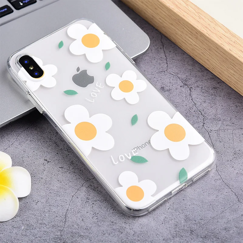 Роскошный мягкий чехол на заднюю панель прозрачный силиконовый для iPhone 7 8 6 6s plus X