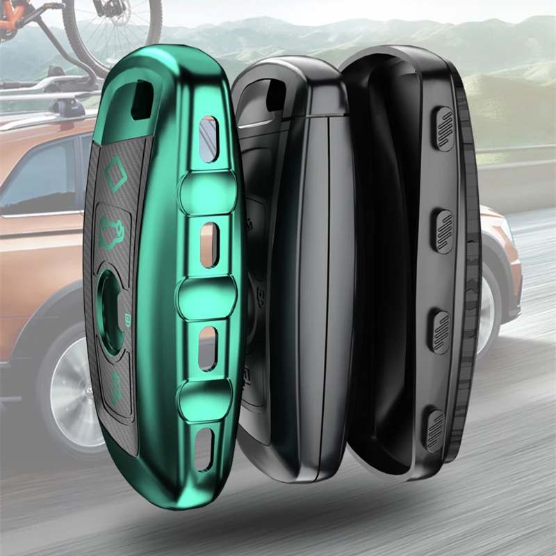 Универсальный чехол из углеродного волокна для автомобильных ключей BMW новинка 1