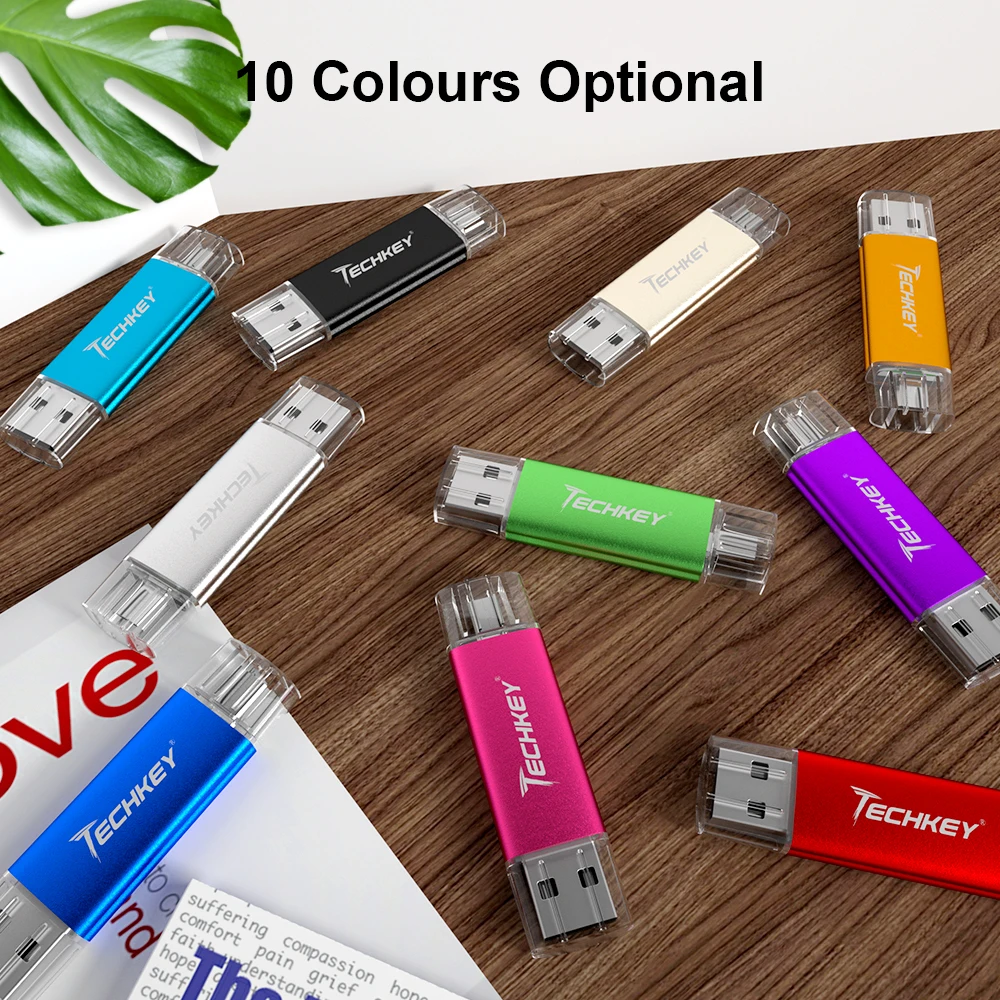 2019 Новый otg Флешка 32 Гб 64 ГБ usb флэш-накопитель 8 16 usb-флешка 2 0 устройство хранения