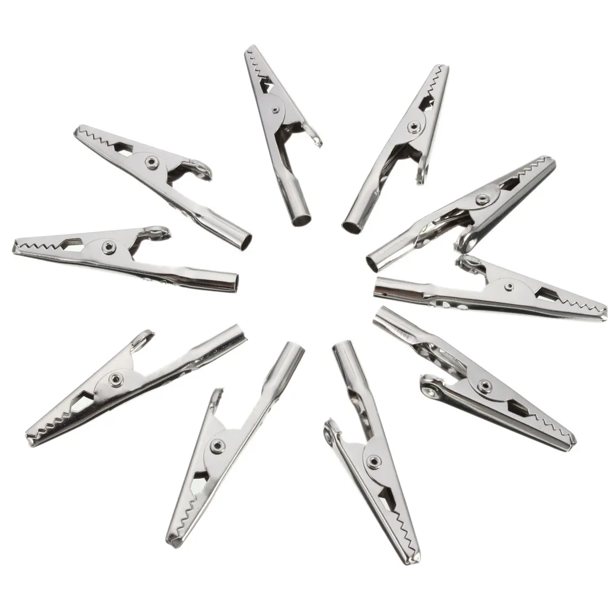 

For Cable Lead Screw Fixing 10pcs High Quality Iron Alligator Crocodile Test Clips Hardware accessories