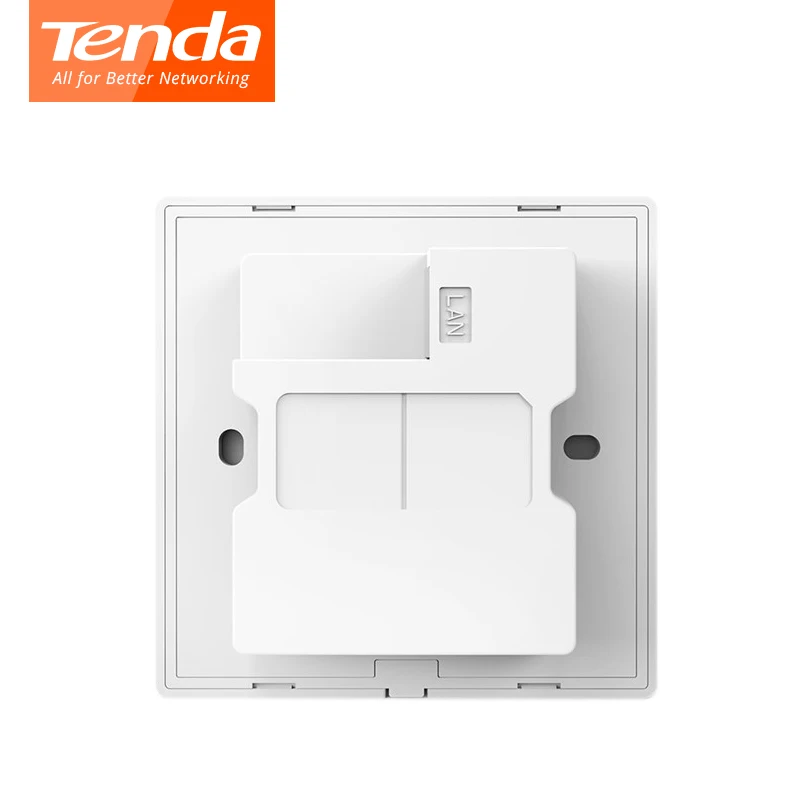 Tenda W6-S N300 Встроенная беспроводная точка доступа, 300 Мбит/с Крытая стена WiFi AP, клиент+ AP, IEEE 802.11n/g/b PoE, PPTP, L2TP 20 клиентов
