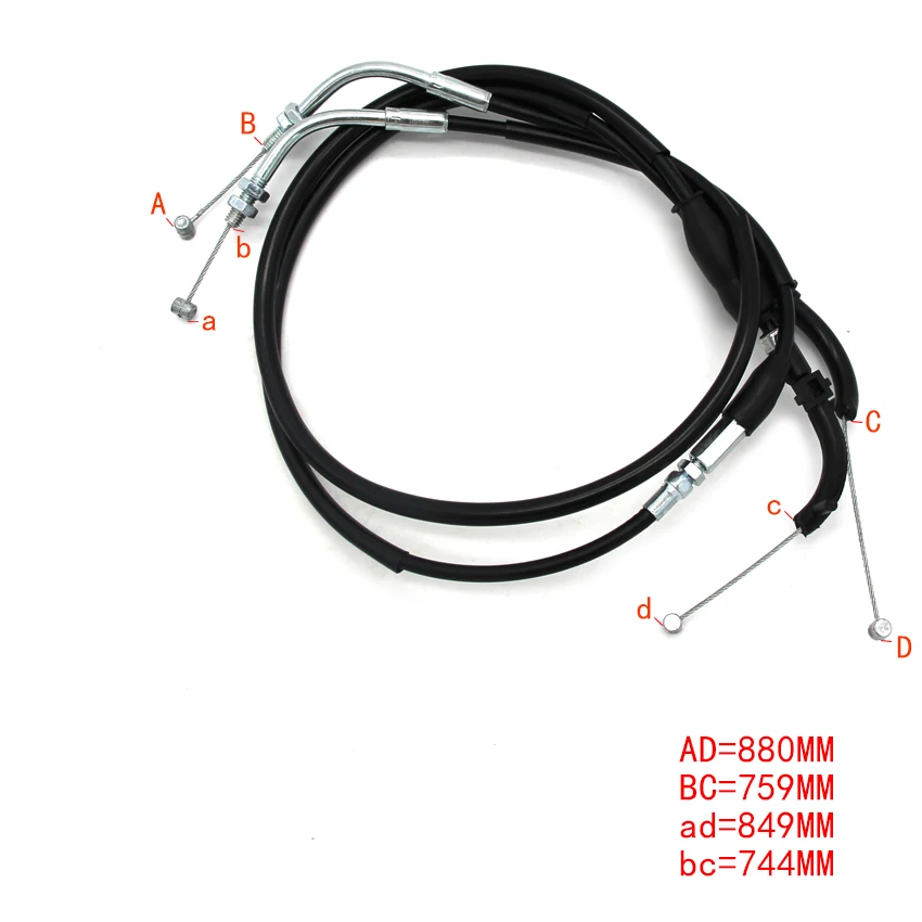 

Motorcycle Parts Throttle Oil Cables Line Accelerator Cable Fits For Yamaha SRV250 Renaissa 1992-1997 4DN-26311-00 4DN-26312-00