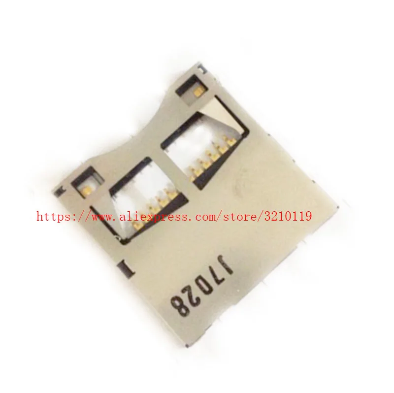 Новый слот для карты памяти SD Держатель в сборе цифрового фотоаппарата Panasonic LX2 LX3