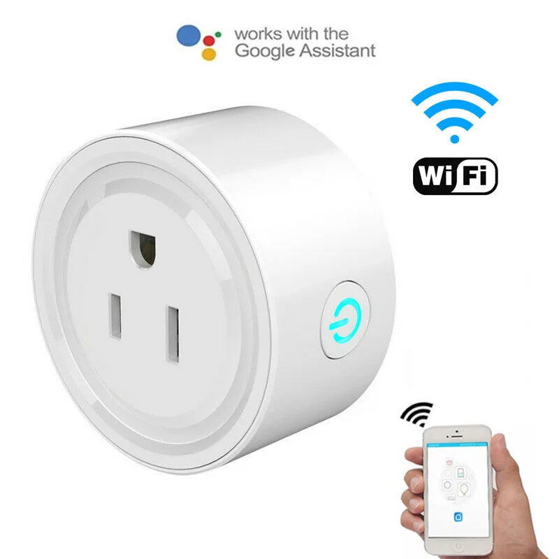 Смарт-розетка Tuya Wi-Fi 110-240 В с голосовым управлением | Обустройство дома