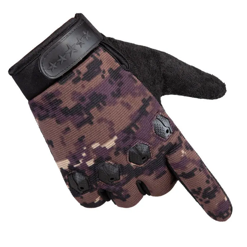 

Tactical gloves men's four seasons anti slip wear resistant breathable outdoor sports fitness mountaineering anti collision