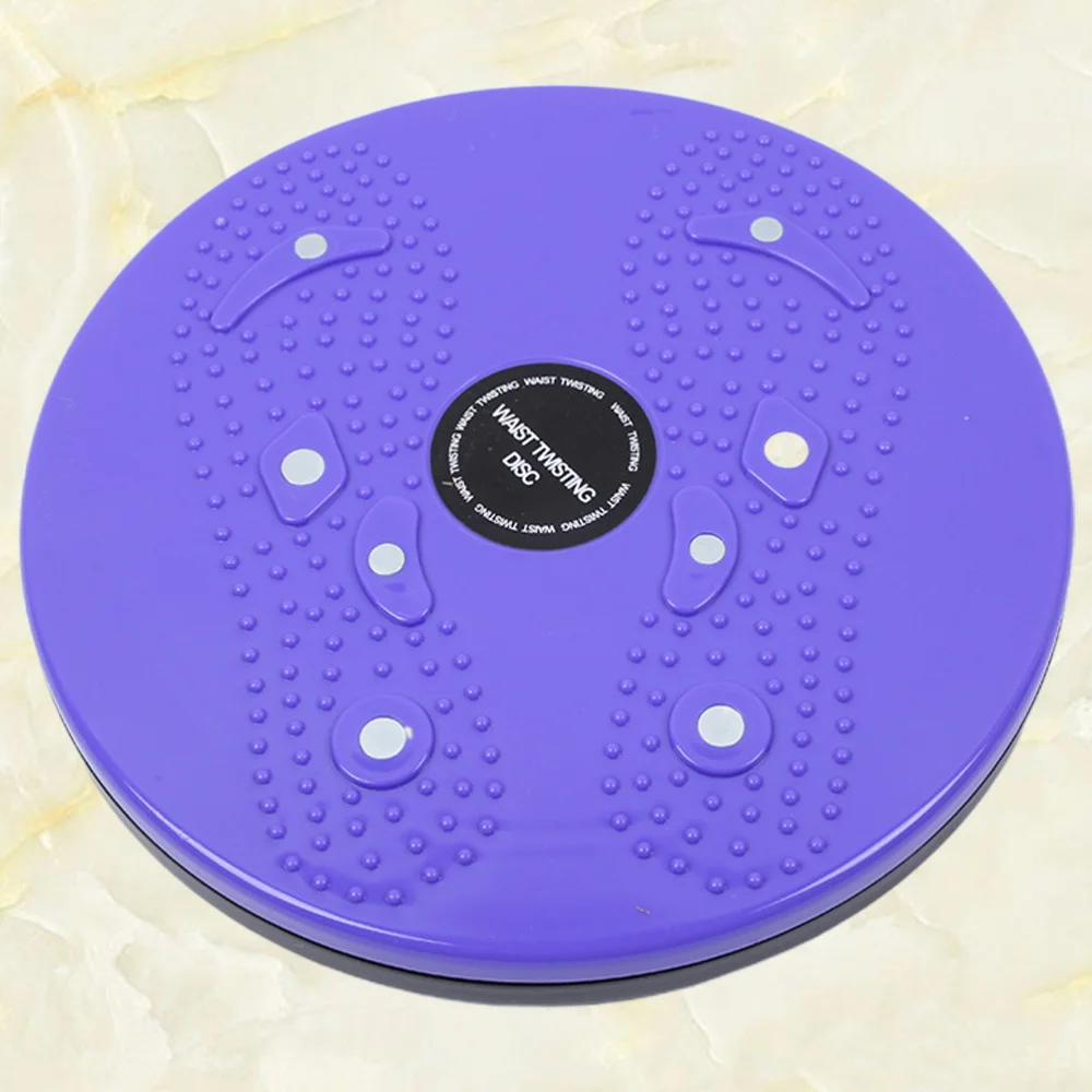 

Board Twisting Waist Disc Body Shaping Twisting Waist Machine Small Indoor Exercise Equipment Rotating Board (Blue)
