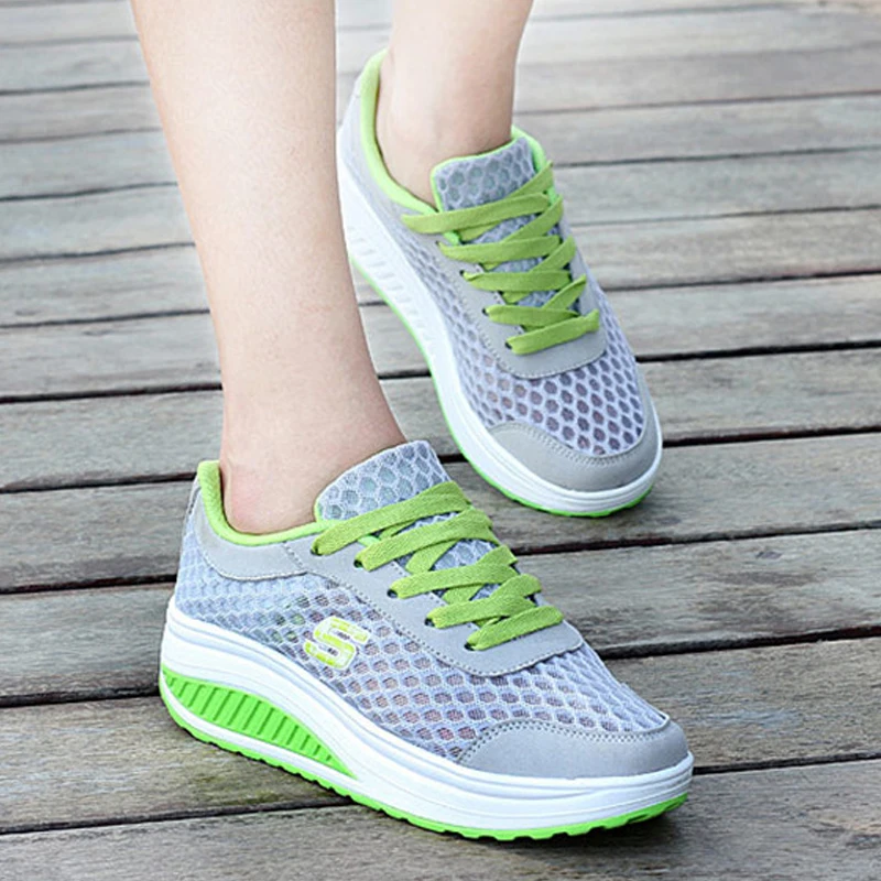 

Women's Sneakers Shoes Platform Flats for Lady Fitness Shoe Mesh Breathable Lightweight Shoes Casual Shoes for Women Women Shoe