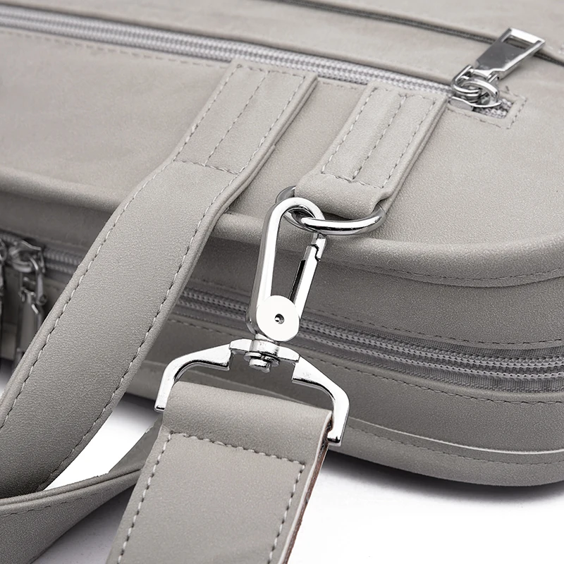 2021 Fashion PU Waterproof Scratch Resistant Laptop Briefcase 13 14 15.6 Inch Notebook Shoulder Bag Carry Case Handbag for Women |