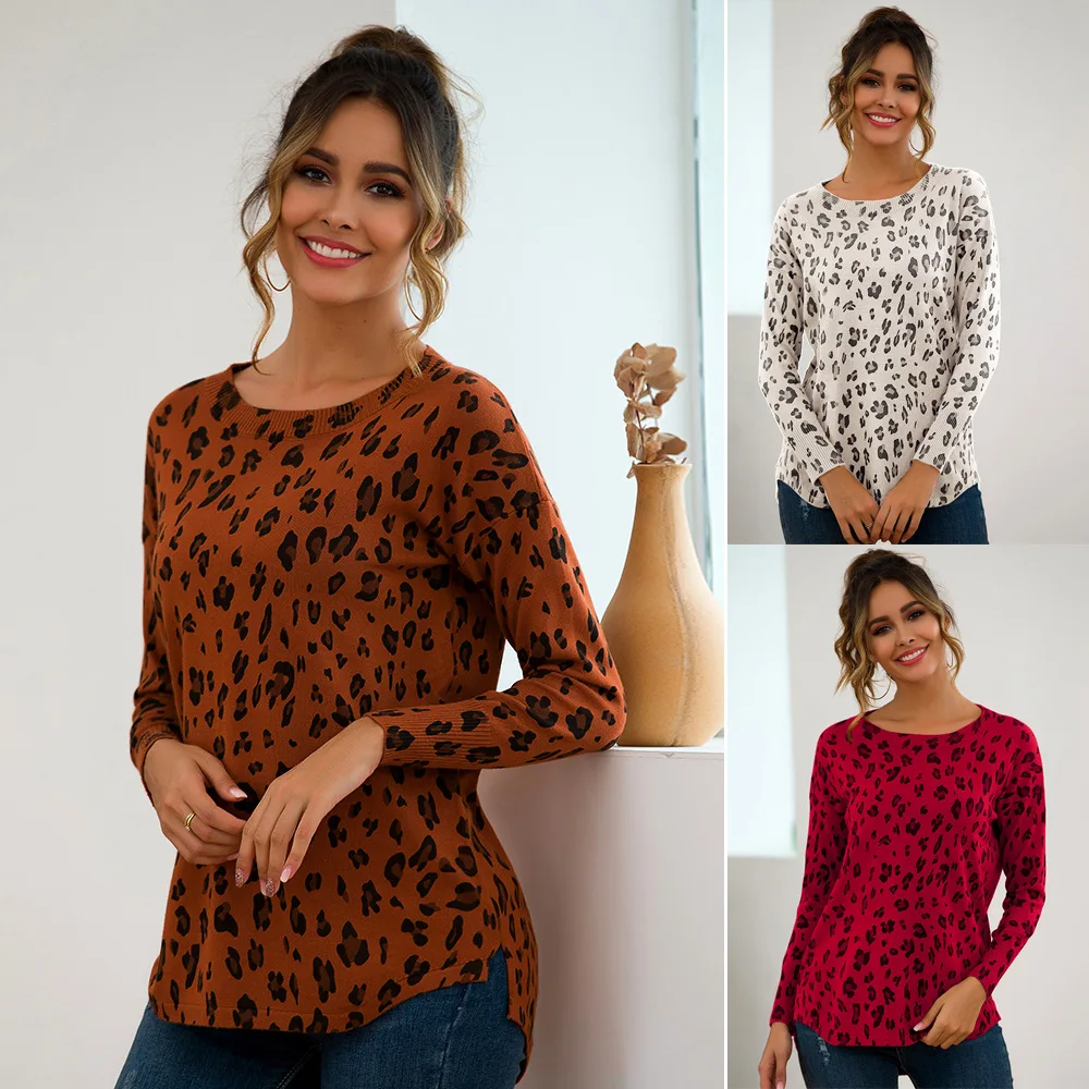

2019 Ins Winter New Women's Pullovers Sweater Fashion Learpod Casual Knit Full Sleeve Sweater Female Jumpers Pull Femme Tops