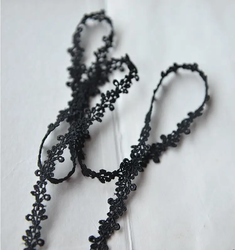 5 ярдов белая и розовая Цветочная вышивка венецианская Водорастворимая