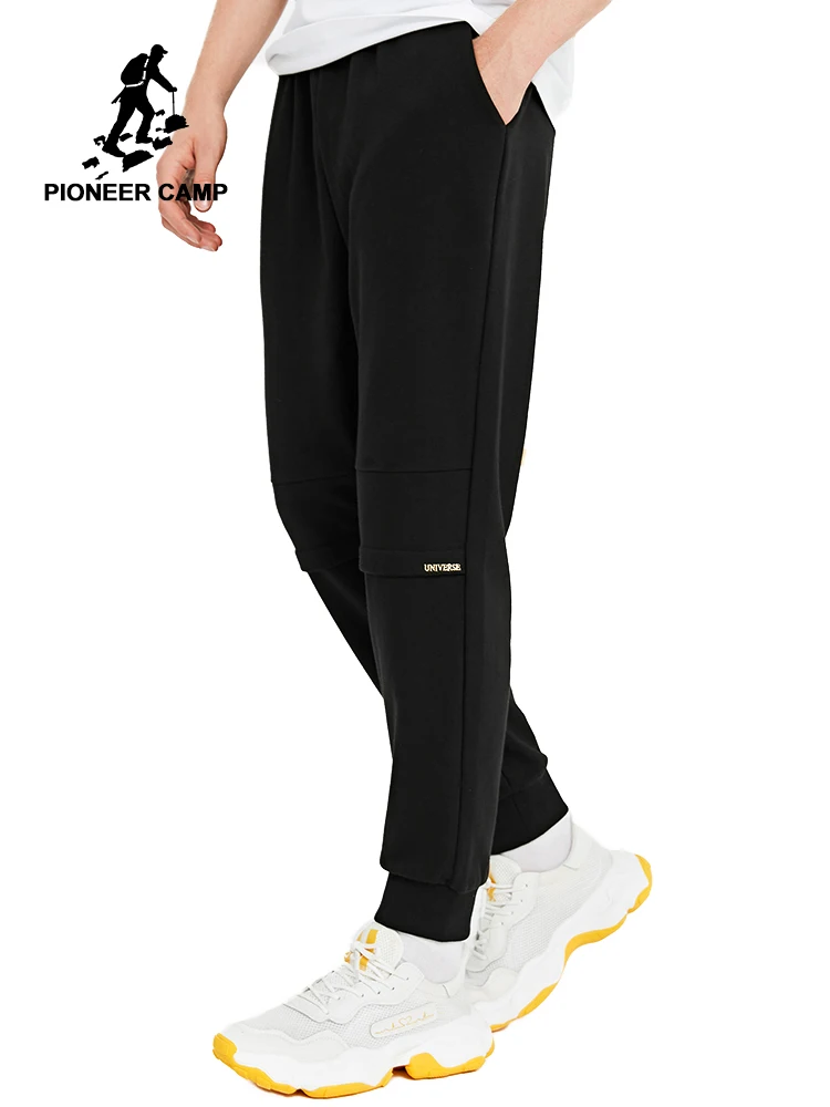 Pioneer Camp simple Man‘s Sweatpants Joggers Comfortable Black Sports Trousers Casual Cotton Men Pants AZZ901286 |