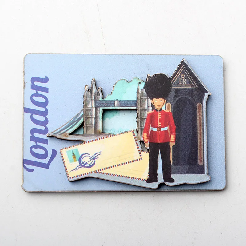 Деревянный магнит на холодильник для детей сувенирные наклейки туристическую