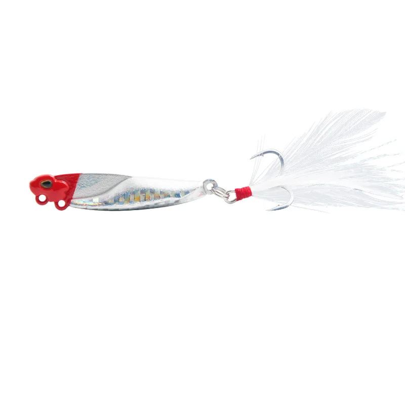 

1PCS Fishing Luer Long Distance Casting Of Submerged Iron Plate VIB Metal Decoy 10g 15g 20g Full Thickness Fishing Gear And Bait