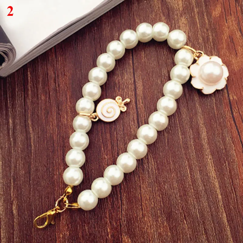 

Fashion Diy Pearl Key Chain Women Trinket For Women's Gift Handbags Peal Beads Keyring Key Ring For Jewelry Making Accessories