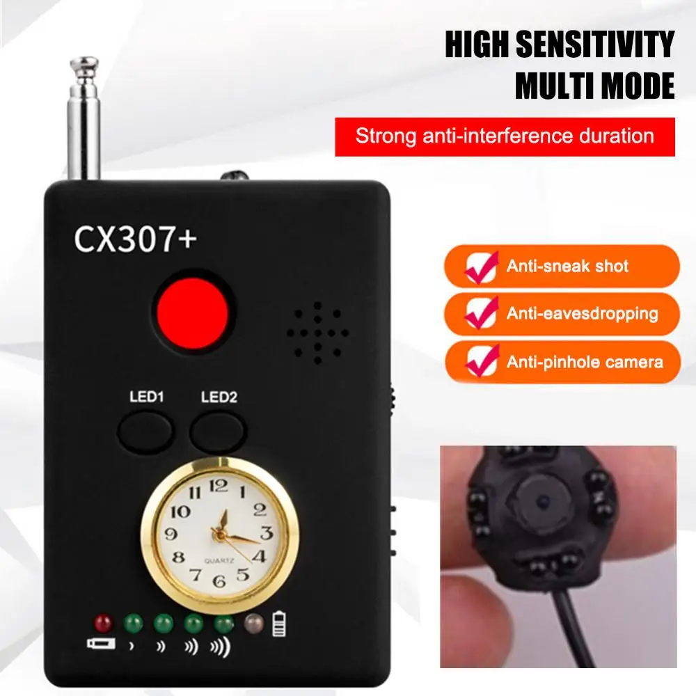 Шпионская камера искатель анти шпион полный диапазон RF мини Скрытая звуковой
