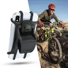 Черная ударопрочная силиконовая велосипедная подставка, держатель для телефона мотоцикла, GPS-навигация, крепление на руль, антивибрационный ремешок