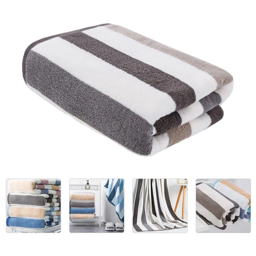 

1Pc Thickened Bath Towel Winter Shower Towel Cotton Towel Bathroom Supplies