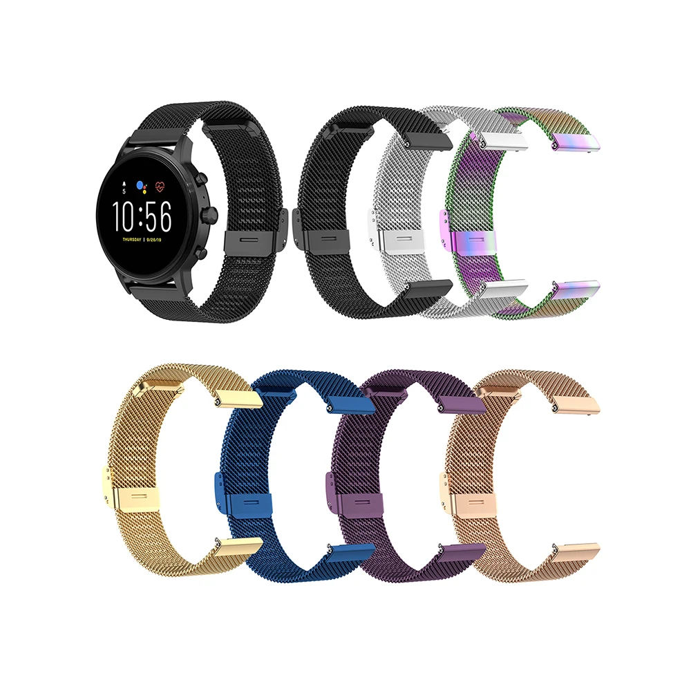 Лучшие продажи 22 мм заменить металлический ремешок Ремешок Браслет для Fossil Gen