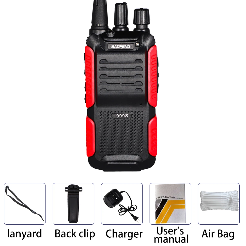 Without Box Baofeng 5 Вт двухстороннее радио BF-999S плюс дальность 10 км Walkie Talkie BF-999S(2) Обновление BF-888S беспроводной домофон - Цвет: Without Box