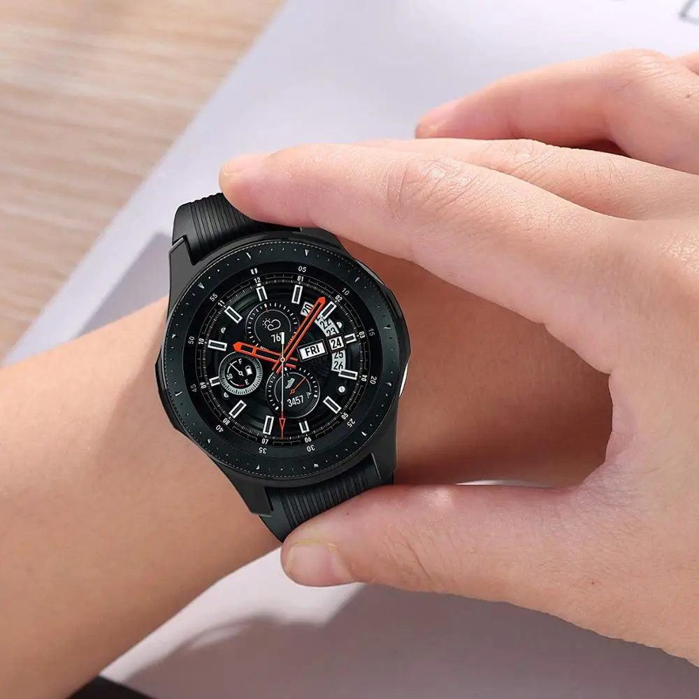 Чехол для samsung Galaxy watch 46 мм/42 мм защитный чехол из ТПУ с покрытием экрана бампер S 3