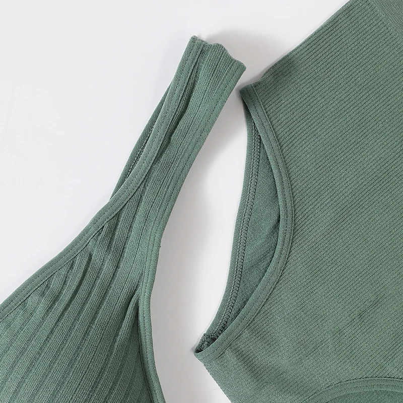 

Women's Underwear Sports Bra Panties Set Female Wirefree Brassiere Seamless Top Sexy Set High Waist Brief V Neck Lingerie Set