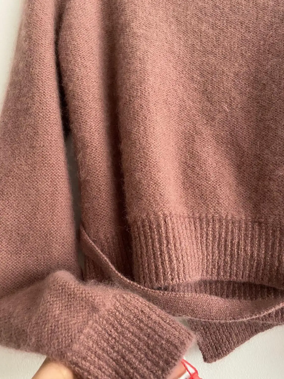

Women Wool-blend Sweater V-neck Long Sleeve Solid Color Slim Knit Cardigan 2020 New