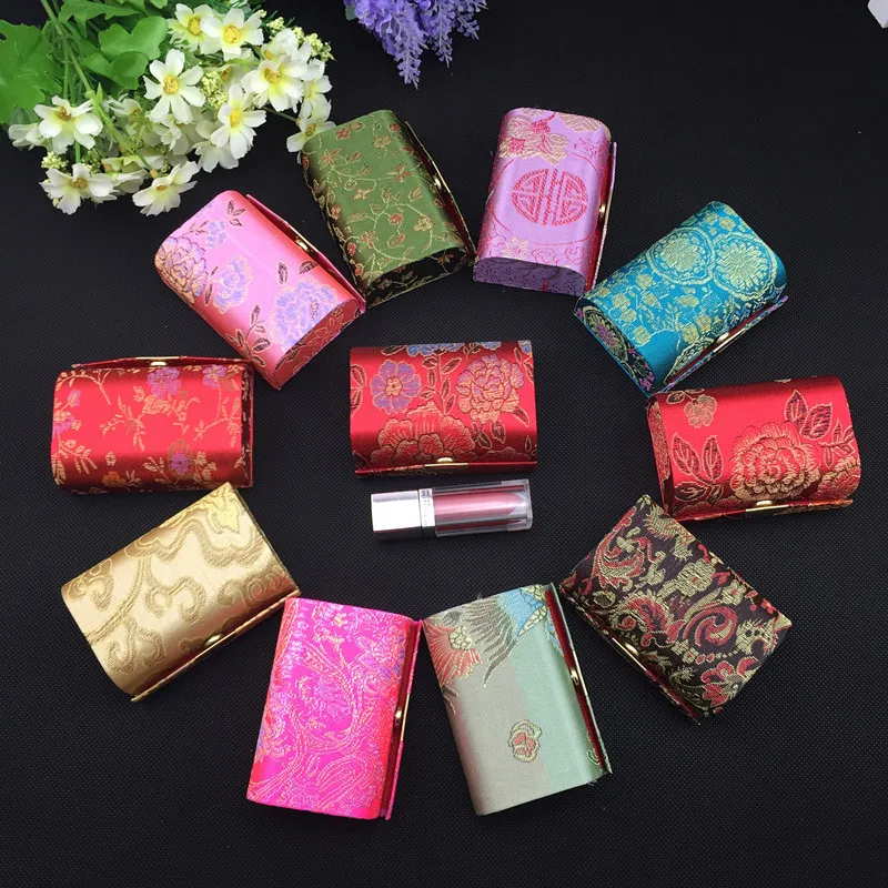 12 шт. креативные мини китайские свадебные коробки для конфет шоколада шелковые
