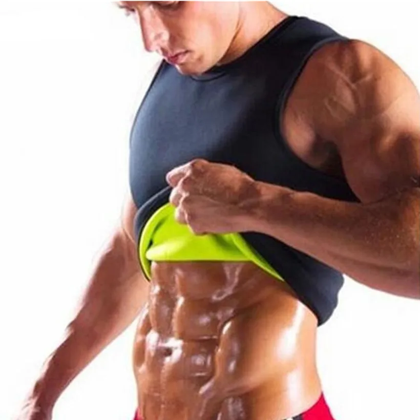 Утяжеленный пояс для похудения живота мужской жилет формирователь тела неопрен