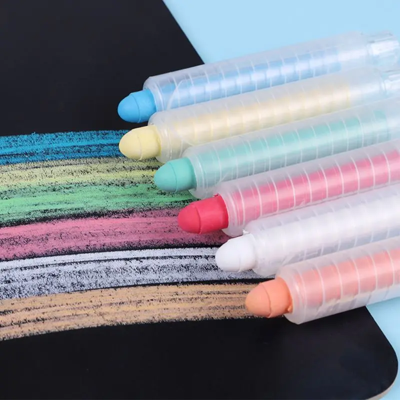 

20Pcs Dustless Chalk Non-Toxic Washable Colored Chalk 1.0mm Tip Art Tool Kids Graffiti Drawing Writing Chalk Toys School
