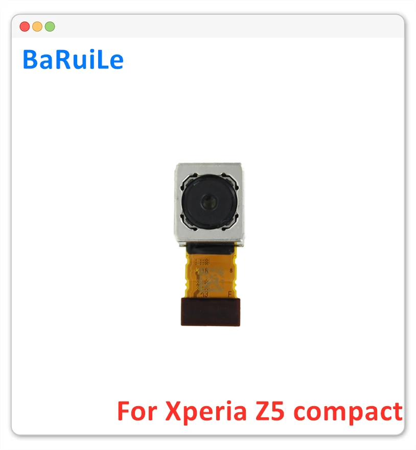 BaRuiLe 5 шт. для sony Xperia Z5 Compact Mini задняя камера Модуль гибкий кабель лента запасные