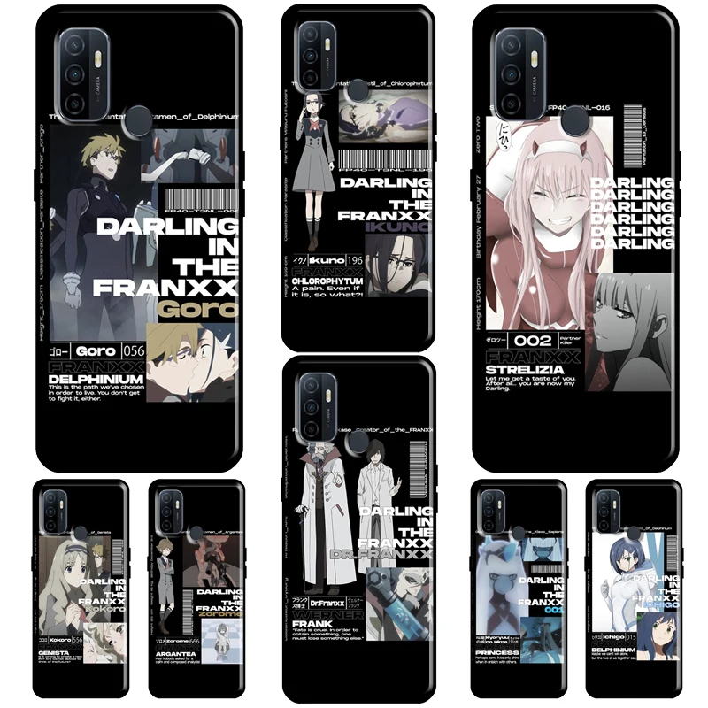 Ноль два Ичиго Darling в Franxx высококачественный защитный чехол для OPPO A5 A9 A31 A53 2020 A1K A5S A15 A52 A72 A83 A91 F5 F7 Рино 2 Z 4 Pro Чехол для телефона