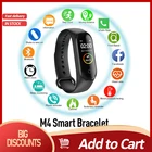 Смарт-браслет M4 с пульсометром, тонометром, спортивный смарт-браслет