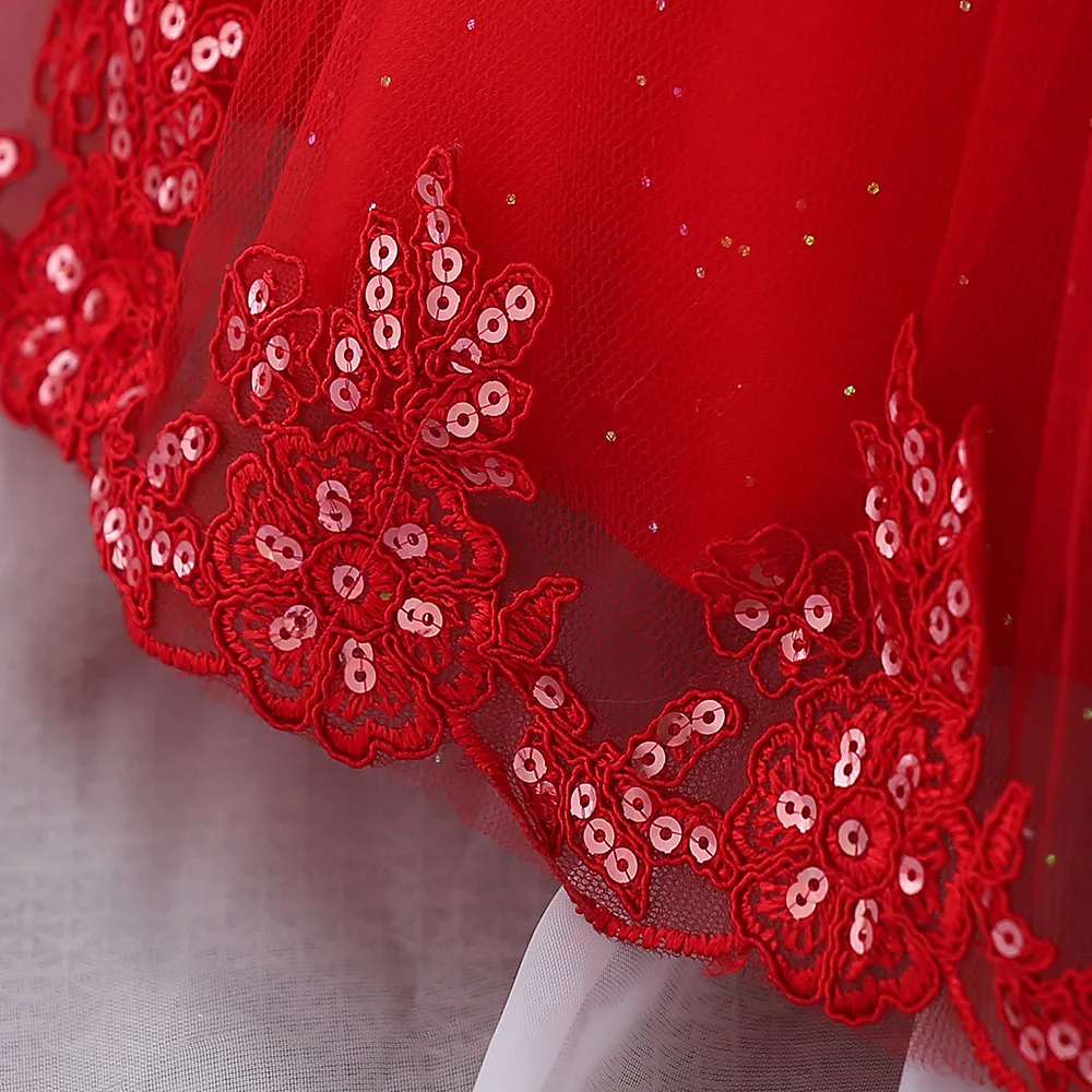 2020 платья для маленьких девочек Вечерние Кружевное платье принцессы с блестками