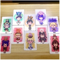genshin impact anime game character magic card hutao zhongli can move card sticker for card bus card meal card bank card sticker