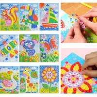 3d kids eva sticky mosaics puzzle diy foam eva stickers handmade art cartoon creative educational toys for children