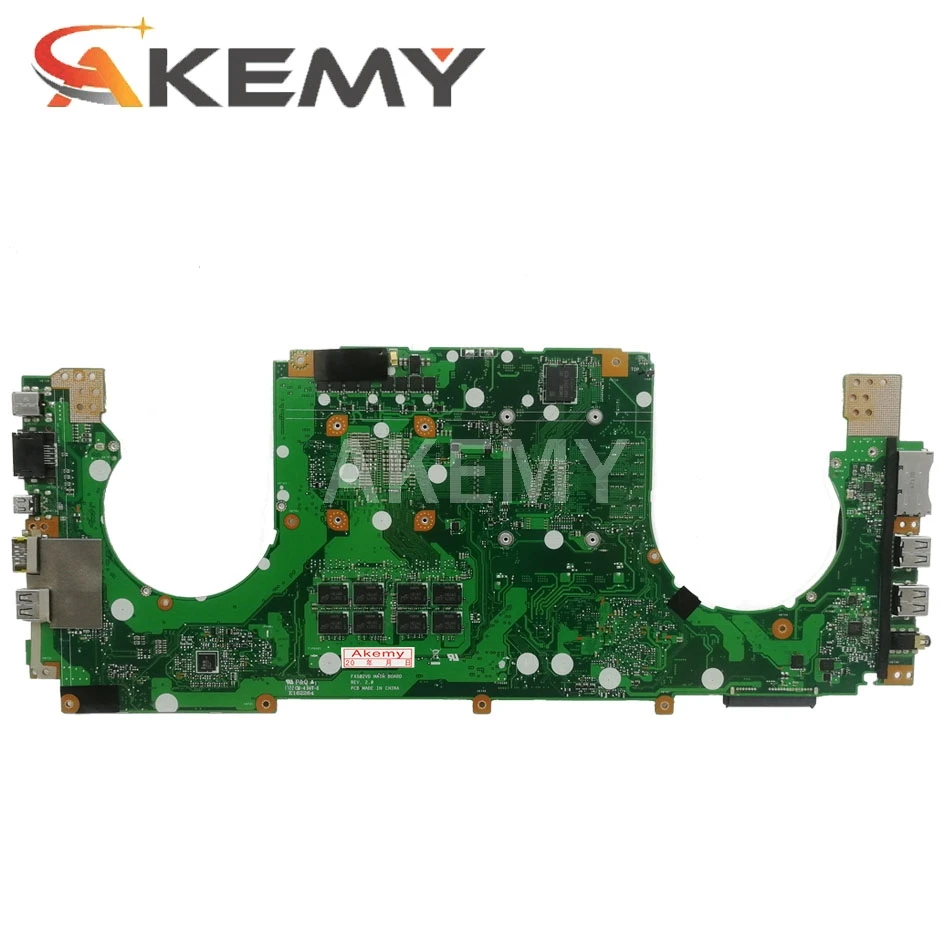 Akemy FX502VD материнская плата для ноутбука ASUS FX502V FX502VE FX502VM 8G RAM I7 7700HQ GTX1050 4G