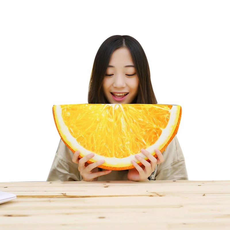 Новая подушка для сна имитация фруктов овальные подушки милые стула Подушка