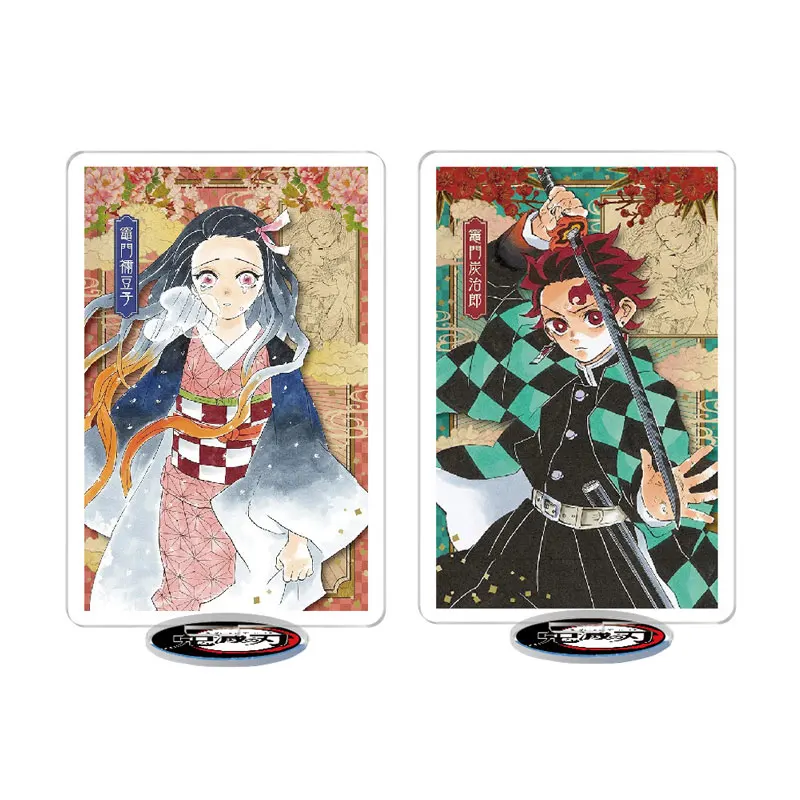 

Фигурки аниме, рассекающие демонов, Tanjirou Nezuko Agatsuma Zenitsu Kimetsu No Yaiba, акриловая фигурка, подставка, модель, украшения, коллекция